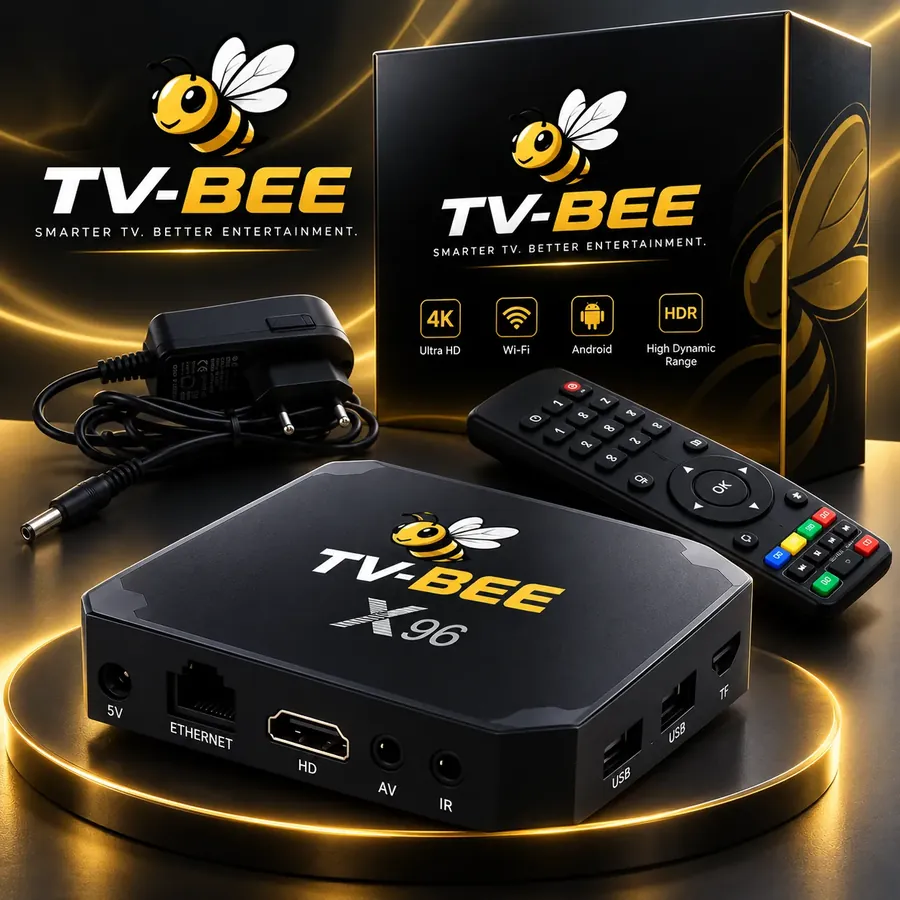 Caja de streaming TV-BEE X96 incluida con el plan de 2 Años